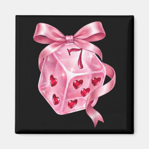 6 7 Preppy Valentine Y2k Funny Coquette Nk Dice Bo Magnet