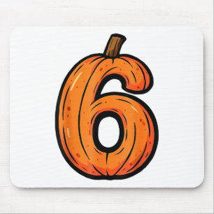 6 7 Pumpkin Funny Six Seven Meme Halloween Costume Mouse Pad