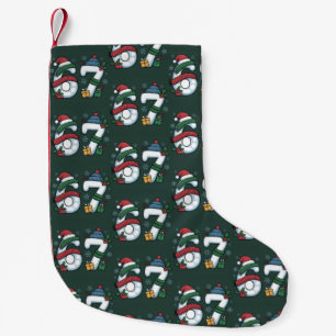 6 7 Six Seven Gen Z Alpha Meme Slang Xmas Snowman Small Christmas Stocking