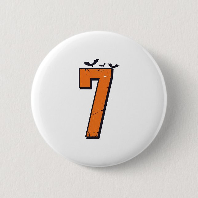 6 7 Six Seven Meme Couple Matching Halloween Costu 2 Inch Round Button (Front)