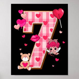 6 7 Six Seven Meme Slag Gen Alpha Valentine Matchi Poster