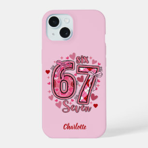6 7 Six Seven Meme Trend Girls Name iPhone Case