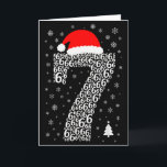 6 7 Six Seven Snowflake Gen Z Alpha Meme Slang Chr Card<br><div class="desc">6 7 Six Seven Snowflake Gen Z Alpha Meme Slang Christmas</div>
