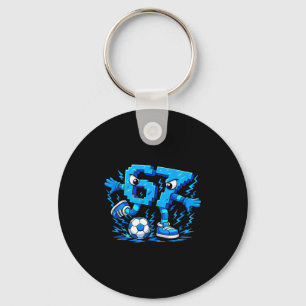 6 7 Soccer Kick Italian Brainrot Funny Football Fo Keychain