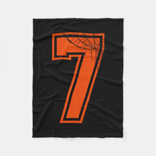6 7 Spider Web Funny Halloween Costume Tee  Fleece Blanket