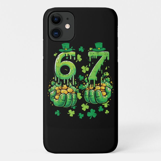 6 7 St Patricks Day Case-Mate iPhone Case (Back)