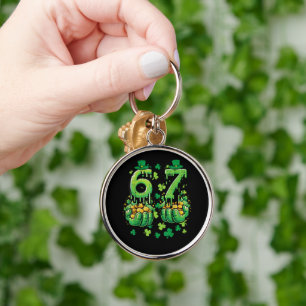 6 7 St Patricks Day Keychain