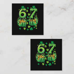 6 7 St Patricks Day Square Business Card