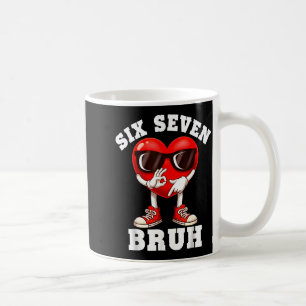 6 7 Valentines Day Shirt Men Boys Funny Heart Meme Coffee Mug