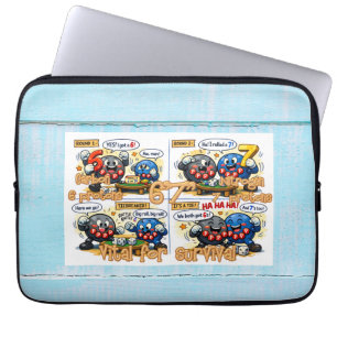 6’7” Vital for Survival Chemistry Elements   Laptop Sleeve