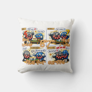 6’7” Vital for Survival Chemistry Elements Throw Pillow
