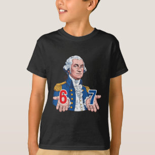 6 7 Washington Funny 67 Costume Meme Six Seven Kid T-Shirt
