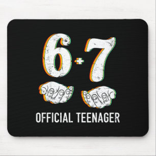 6+7 Year Old Boys Girls Teenager 13th Birthday Fun Mouse Pad