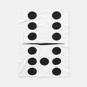 6 And 7 Domino Tile Funny Group 67 Dominos Costume Fleece Blanket