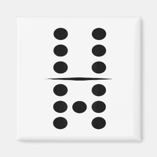 6 And 7 Domino Tile Funny Group 67 Dominos Costume Magnet