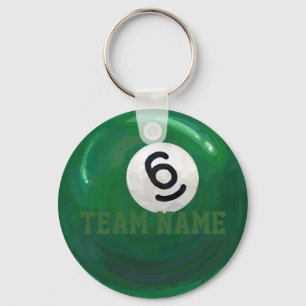 6 Ball Keychain