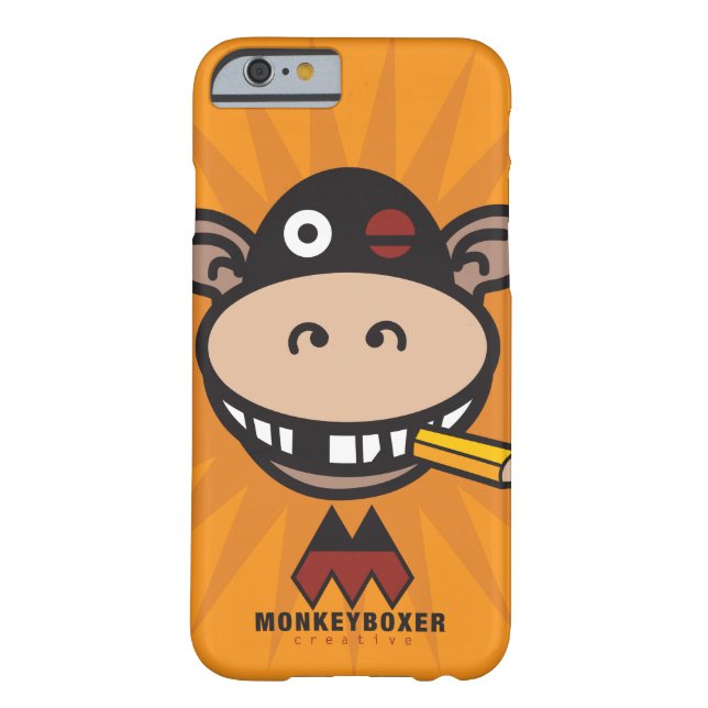 6 Barely There Coque iphone créatif de Monkeyboxer (Dos)