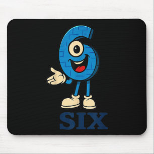 6 Brainrot 67 Six Seven 6 7 Meme Custome Mouse Pad