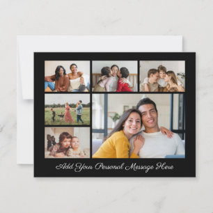 6 Collage photo Ajoutez votre propre carte de voeu