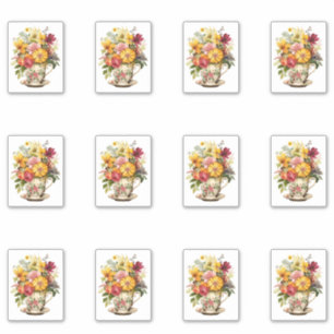 6 Cup of Flowers