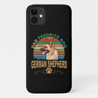 6 Dad Favourite Dog German Shepherd iPhone 11 Case