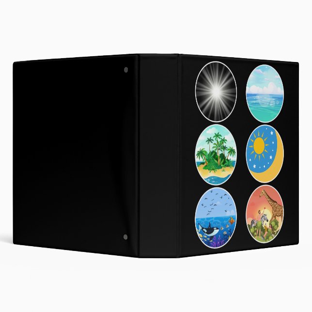 6 Days of Creation – Genesis 1-2 School Teacher  Binder (Background)