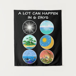 6 Days of Creation – Genesis 1-2 School Teacher  Tapestry