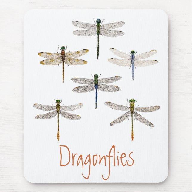 6 Dragonflies Mousepad (Front)