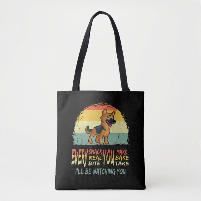 6 Every Snack You Make... I 'll Be Watching You Vi Tote Bag (Front)