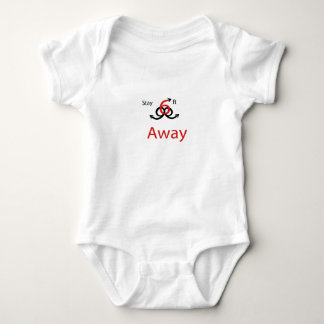 6 feet of space baby bodysuit