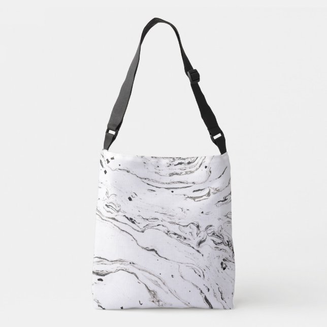 6 feet under marble adjustable tote (Back)