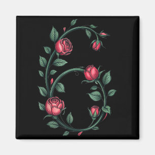 6 Floral 67 Rose Valentines Day Funny Love Matchin Magnet