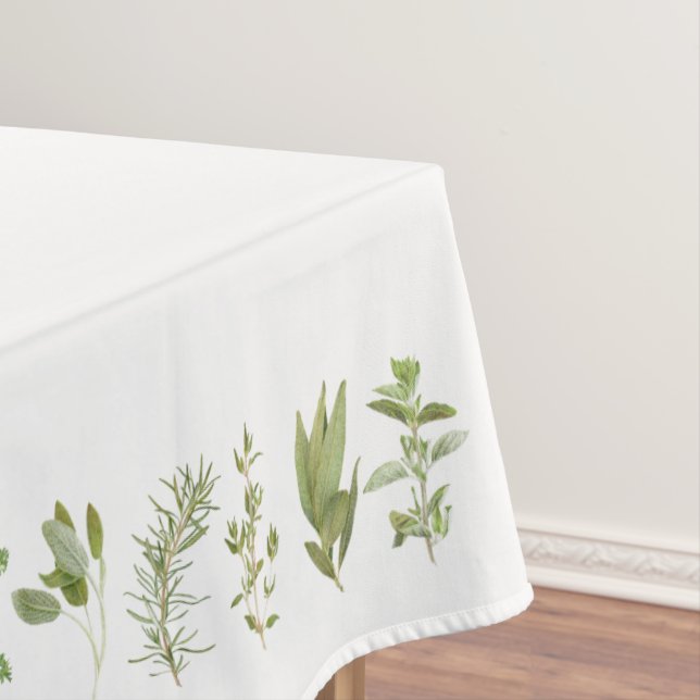 6 FRESH HERBS 52x70 Tablecloth (In Situ)