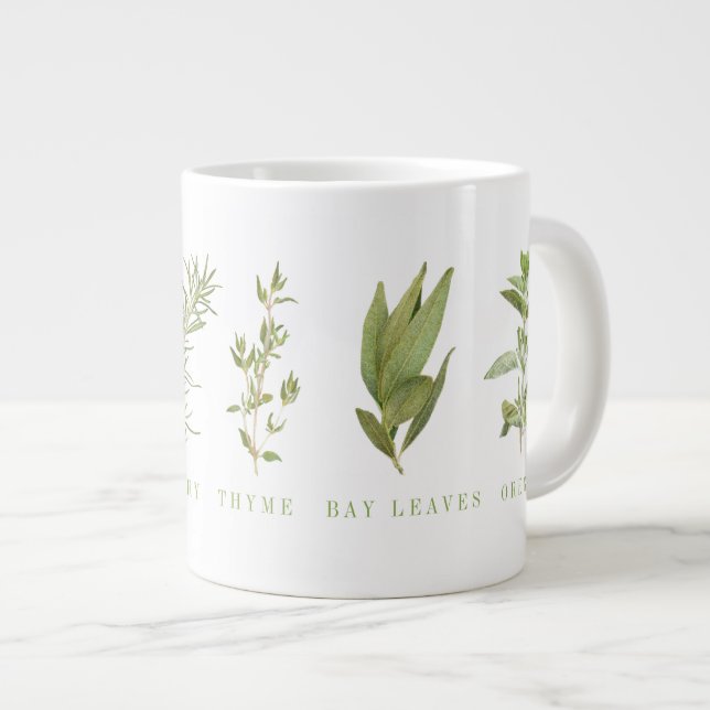 6 FRESH HERBS Big Mug (Front Right)