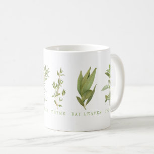 6 FRESH HERBS Classic White Mug