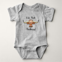 6 Ft. Back Buckaroo, Longhorn Steer