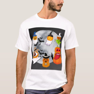 6 halloween characters T-Shirt