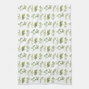6 HERBS FRAIS Serviette de cuisine (tout)