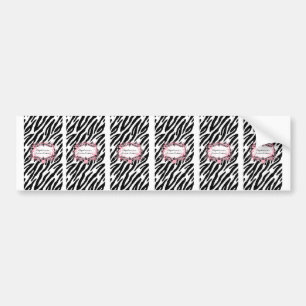6 Hershey's Miniature Label Girly Butterfly Zebra