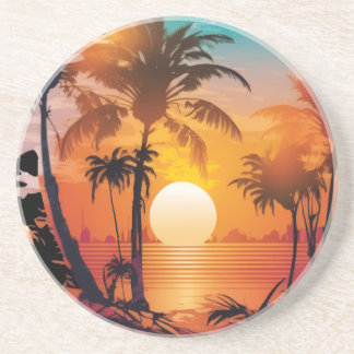 6 HOME LIFE'S JOURNEY CHEER UP SANDSTONE COASTERS 