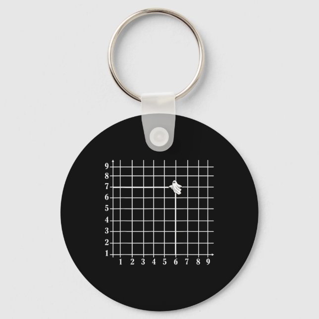 6 Matching 7 Ghost Funny 67 Trending  Keychain (Front)