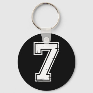 6 Number 67 Six Seven Meme Keychain