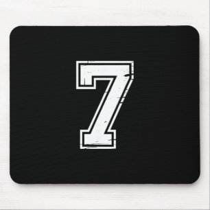 6 Number 67 Six Seven Meme Mouse Pad