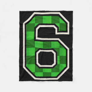 6 Number Matching 67 Meme Men Women Boy Six Seven  Fleece Blanket