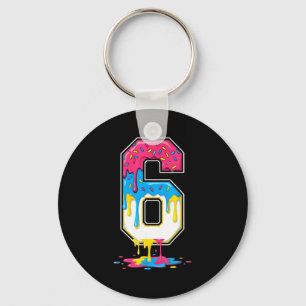 6 Number Seven Team Srts Ice Cream Drip Matching V Keychain