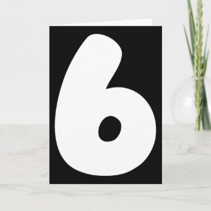 6 Number Six Seven 67 Gen Alpha Slang T Funny Meme Card