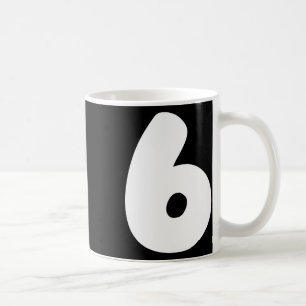 6 Number Six Seven 67 Gen Alpha Slang T Funny Meme Coffee Mug