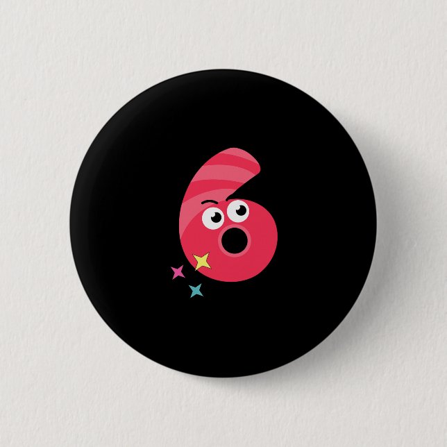 6 Of The 67 Meme  2 Inch Round Button (Front)