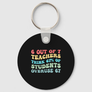 6 Out Of 7 Teachers Think 67% Of Students Overuse  Keychain