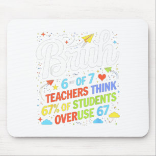 6 Out Of 7 Teachers Think 67% Of Students Overuse Mouse Pad